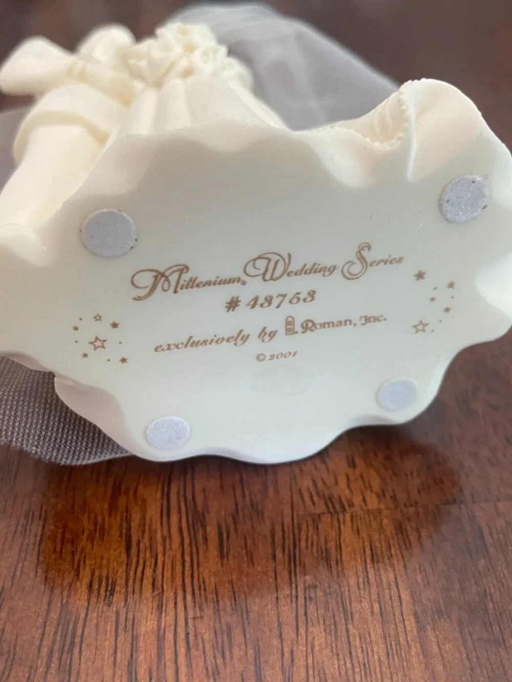 Roman Inc. 2001 Millennium Wedding Series 43753 Cake Topper Figurine 5